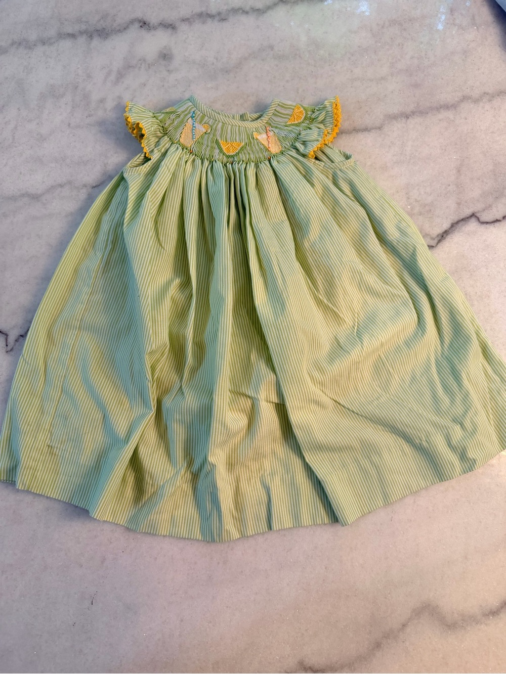 Silly Goose Hand Smocked Dress